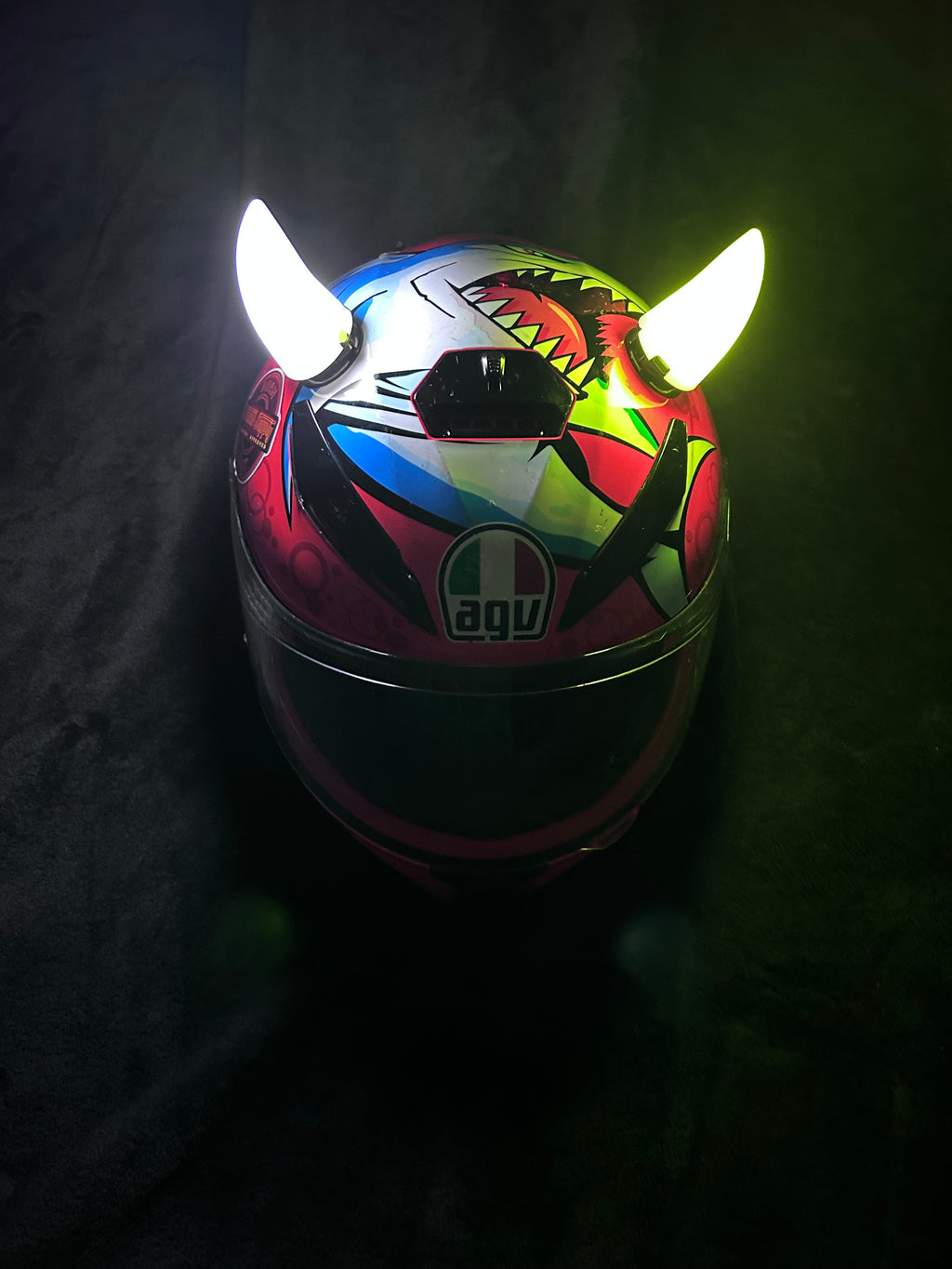 LED Helmet Horns