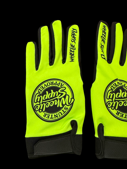 Green Wheelie Supply Gloves