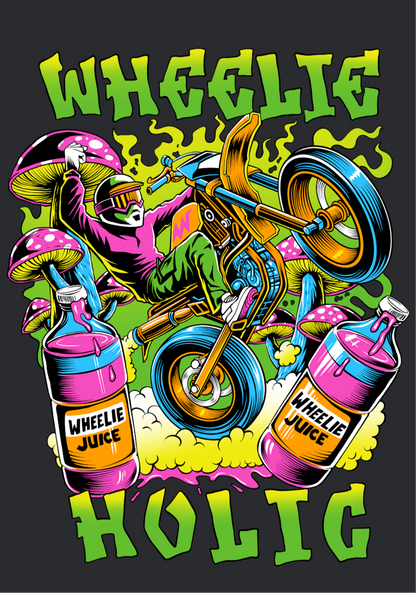 Wheelie Holic Tee/Hoodie