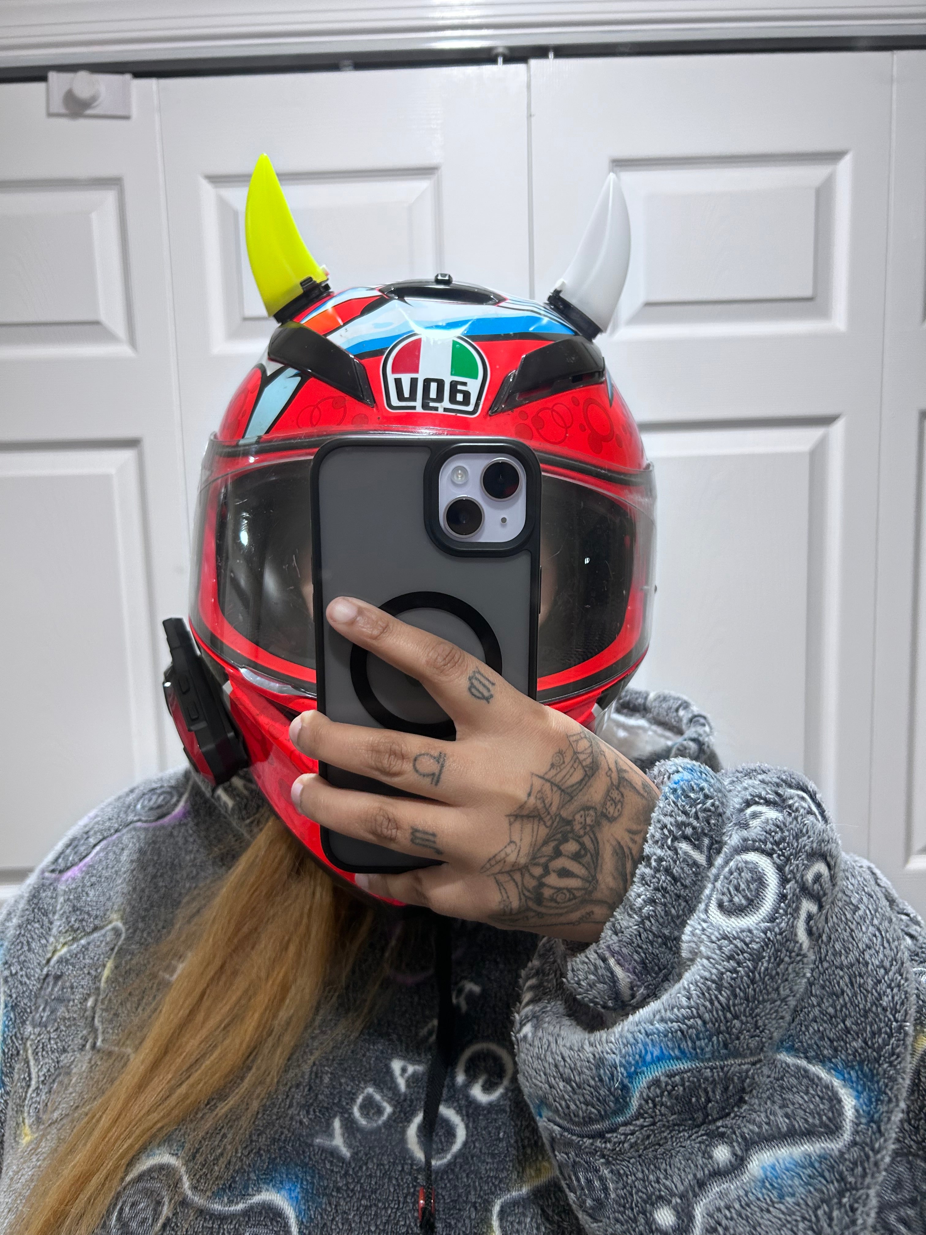 LED Helmet Horns