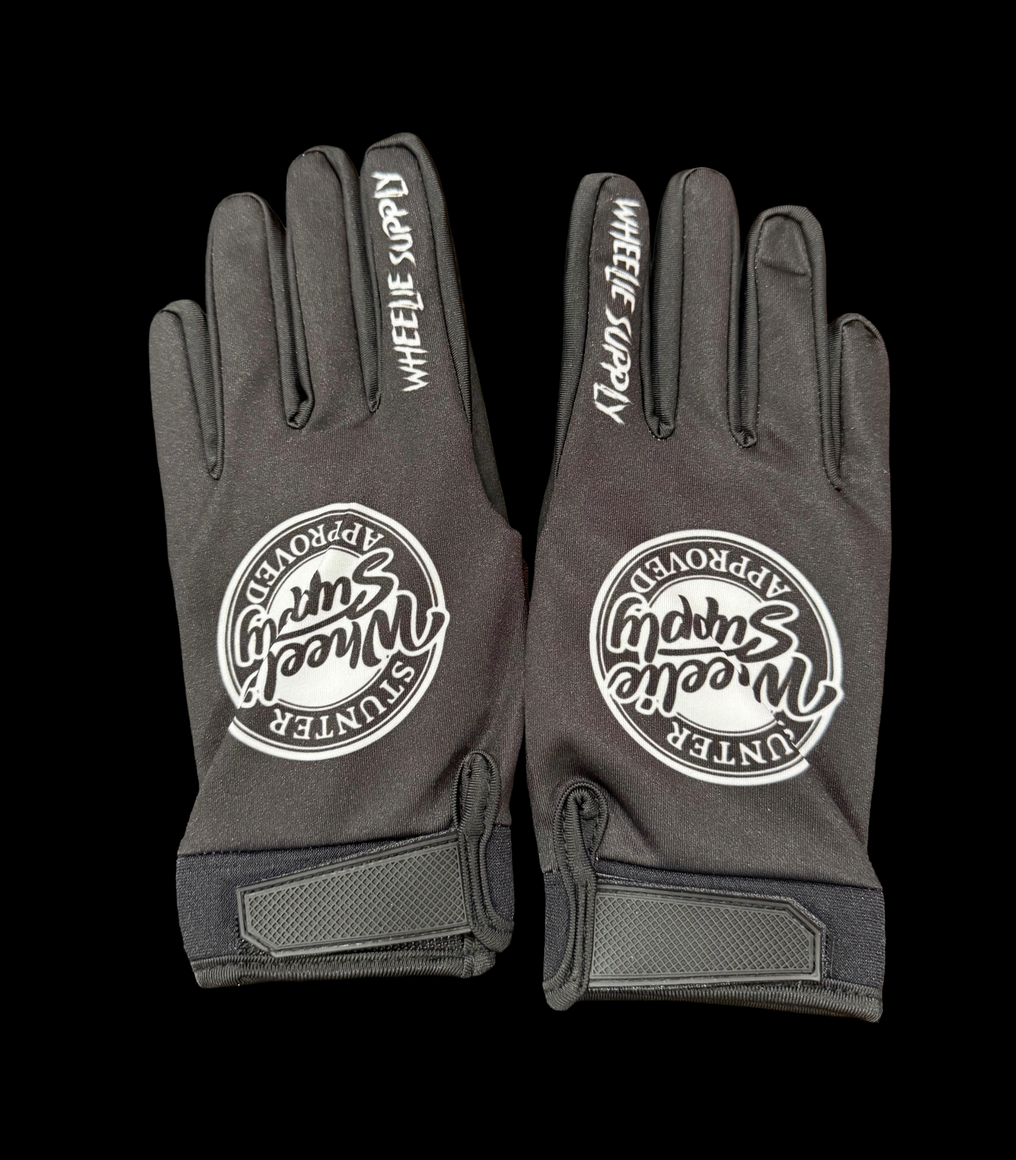 Black Wheelie Supply Gloves