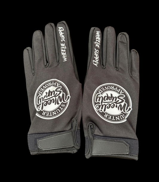 Black Wheelie Supply Gloves