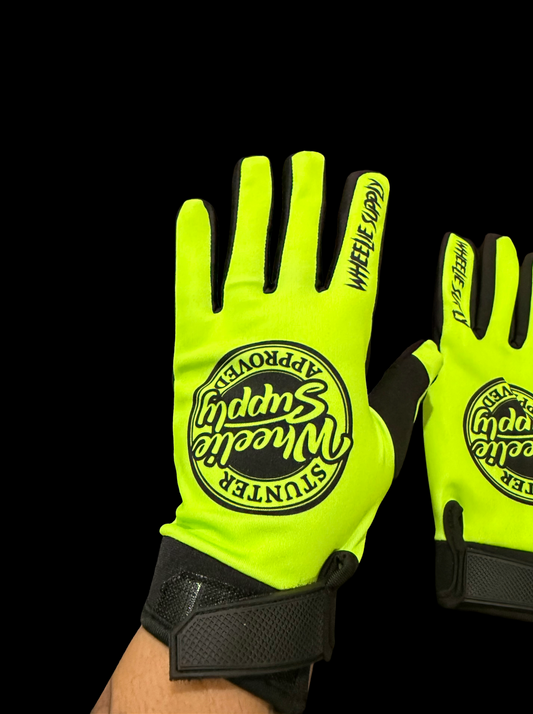 Green Wheelie Supply Gloves