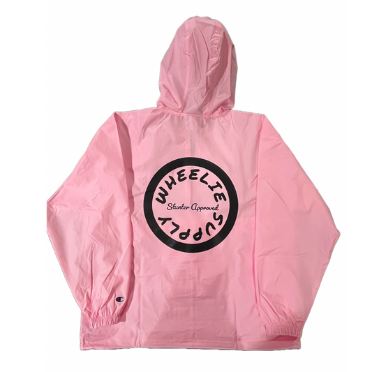 Pink Packable Waterproof Windbreaker