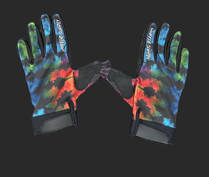 Tie dye gloves