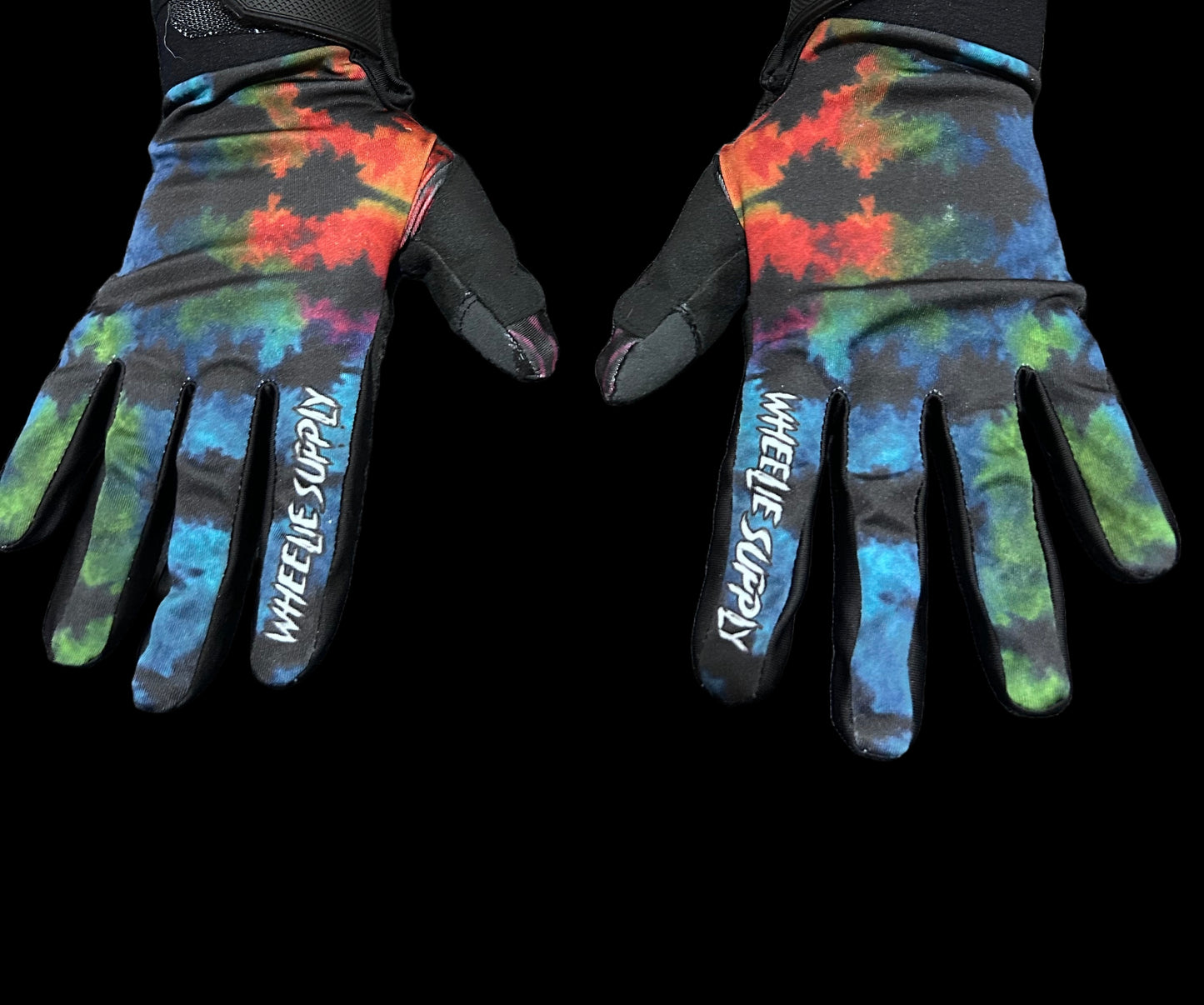 Tie dye gloves